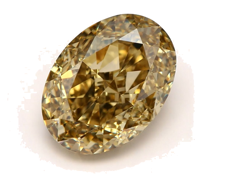 3.01 carat Fancy Deep Brownish Yellow-VVS1 Natūralus Oval Deimantas (1)