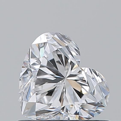 0.7 carat D-VS1 Natūralus Heart Deimantas (1)