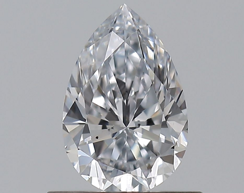 0.59 carat Fancy Light  Blue-SI1 Natūralus Pear Deimantas (1)