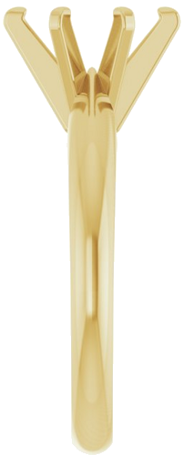 Sužadėtuvių Žiedas „Solitaire“ 14k yellow gold Oval 8mm x 6mm (4)