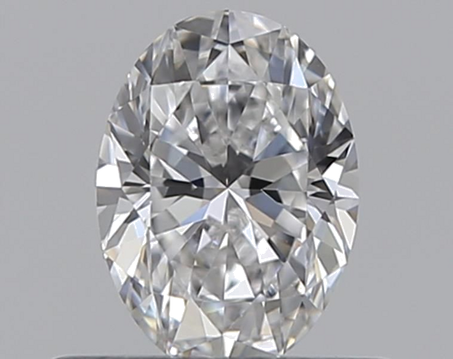 0.4 carat D-VVS2 Natūralus Oval Deimantas (1)