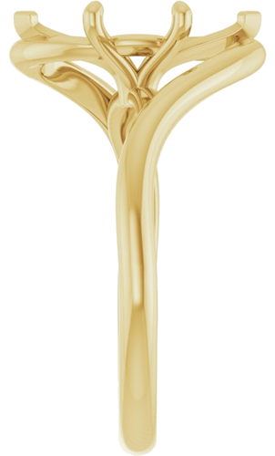 Sužadėtuvių Žiedas „Bypass“ 14k yellow gold Marquise 12mm x 6mm (4)