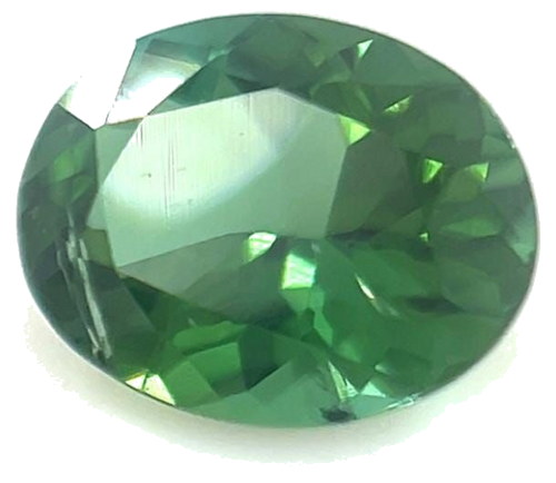 0.65 carat GREEN Oval Tourmaline (1)