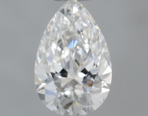0.31 carat F-VVS1 Natūralus Pear Deimantas (1)