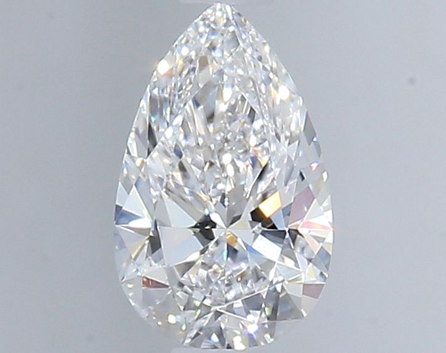0.5 carat D-VVS1 Natūralus Pear Deimantas (1)