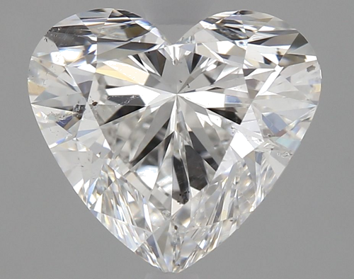 1.81 carat F-SI2 Natūralus Heart Deimantas (1)
