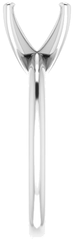 Sužadėtuvių Žiedas „Solitaire“ 585 Baltojo Aukso Round 8.8mm (4)