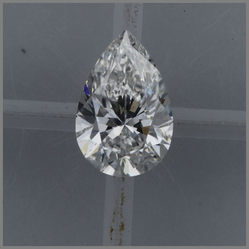 0.32 carat E-SI2 Natūralus Pear Deimantas (1)