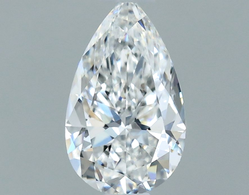 0.5 carat E-VS1 Natūralus Pear Deimantas (1)
