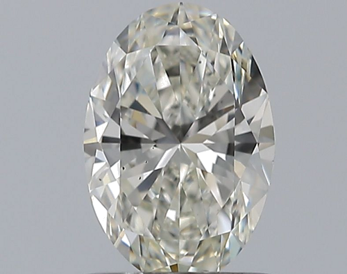 0.76 carat I-SI1 Natūralus Oval Deimantas (1)