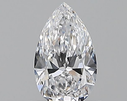 0.51 carat D-VVS2 Natūralus Pear Deimantas (1)