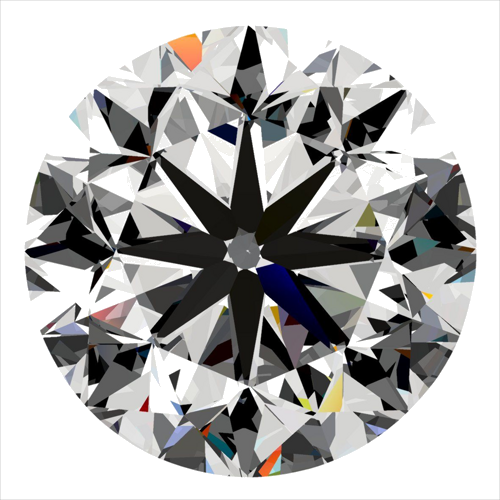 0.3 carat G-VS2 GD cut Natūralus Round Deimantas (1)
