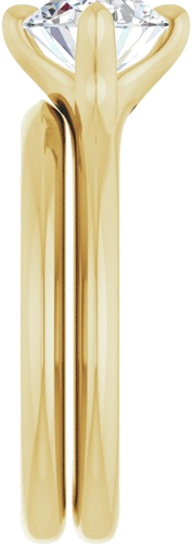 Sužadėtuvių Žiedas „Claw-Prong Solitaire“ 14k yellow gold Oval 9mm x 7mm (9)