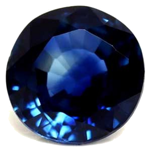 0.57 carat BLUE Round Safyras (1)
