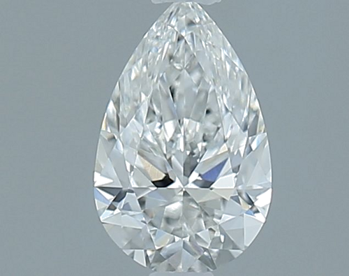 0.51 carat F-VS2 Natūralus Pear Deimantas (1)