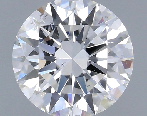 0.5 carat F-SI2 Very Good cut Natūralus Round Deimantas (1)