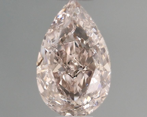 0.34 carat Fancy Light Pinkish Brown-VS1 Natūralus Pear Deimantas (1)