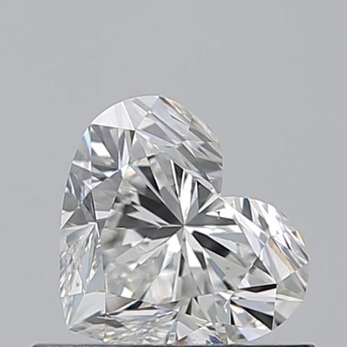 0.6 carat F-VS2 Natūralus Heart Deimantas (1)