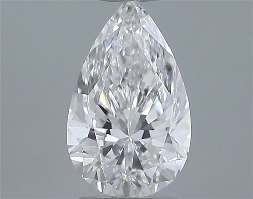0.5 carat E-VVS1 Natūralus Pear Deimantas (1)