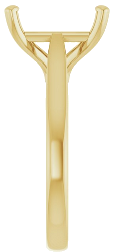 Sužadėtuvių Žiedas 18k yellow gold Emerald 11mm x 9mm (4)