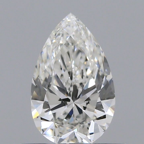 0.5 carat G-VVS2 Natūralus Pear Deimantas (1)
