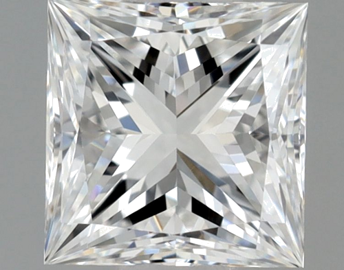 0.5 carat E-VVS2 Natūralus Princess Deimantas (1)