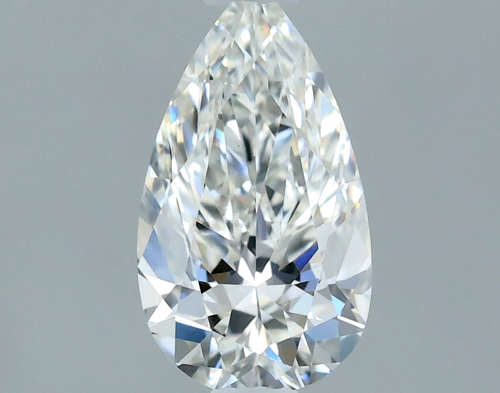 0.5 carat G-VS1 Natūralus Pear Deimantas (1)