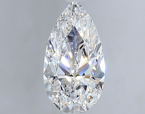 1.0 carat D-IF Natūralus Pear Deimantas (1)