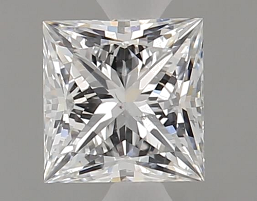 0.41 carat E-SI2 Natūralus Princess Deimantas (1)