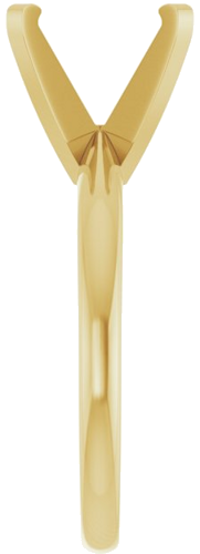 Sužadėtuvių Žiedas „Solitaire“ 14k yellow gold Round 10.4mm (4)