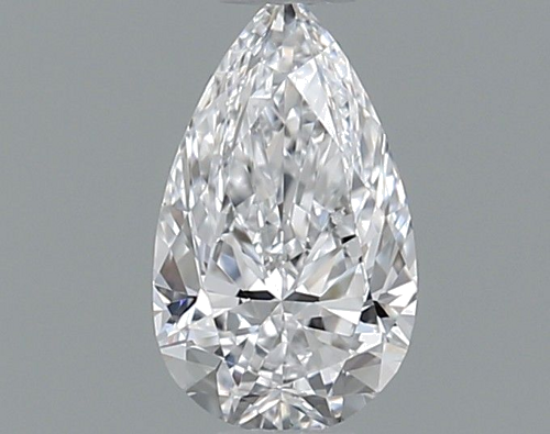 0.5 carat D-VS1 Natūralus Pear Deimantas (1)