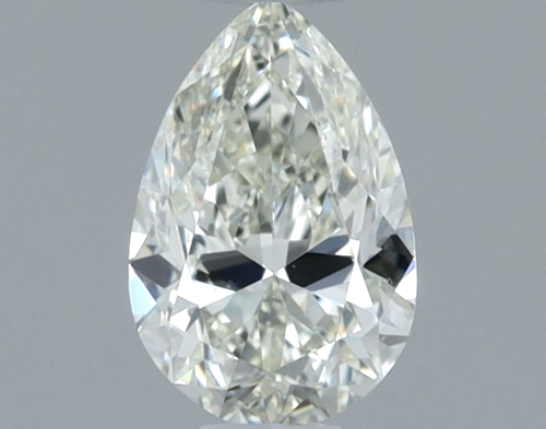 0.6 carat K-VS1 Natūralus Pear Deimantas (1)