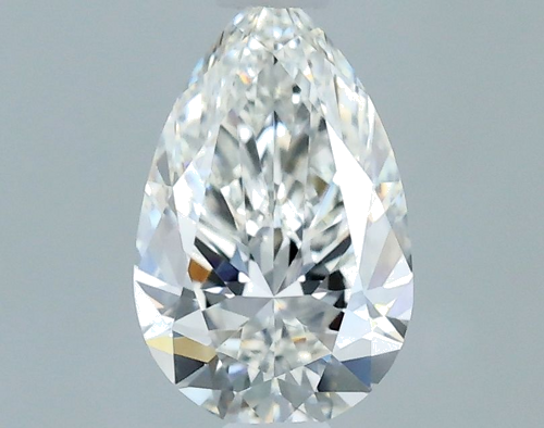 0.5 carat F-VS2 Natūralus Pear Deimantas (1)