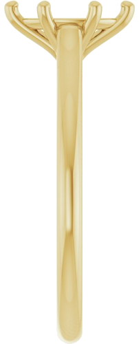 Sužadėtuvių Žiedas „Accented“ 14k yellow gold Marquise 8mm x 4mm (4)