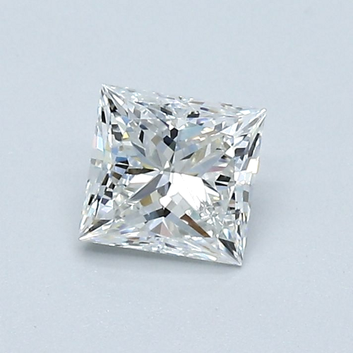 0.6 carat G-VVS2 Natūralus Princess Deimantas (1)