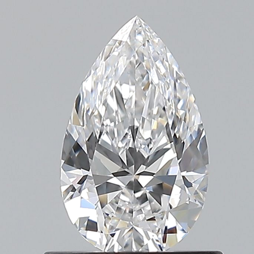 0.7 carat D-VVS1 Natūralus Pear Deimantas (1)