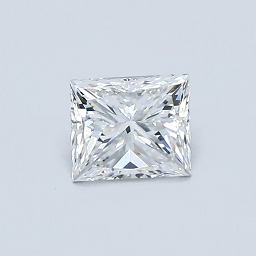 0.6 carat D-VS2 Natūralus Princess Deimantas (1)