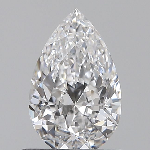 0.6 carat D-VVS2 Natūralus Pear Deimantas (1)