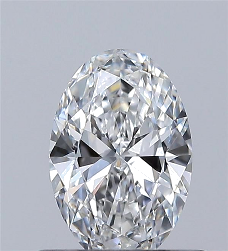 0.5 carat D-VVS2 Natūralus Oval Deimantas (1)