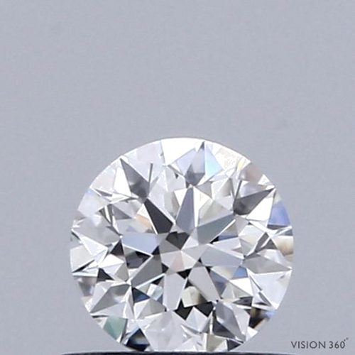 0.5 carat F-VVS2 Excellent cut Natūralus Round Deimantas (1)