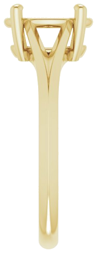 Sužadėtuvių Žiedas „Solitaire“ 585 Geltonojo Aukso Oval 9mm x 7mm (4)