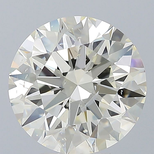 4.01 carat K-SI2 Excellent cut Natūralus Round Deimantas (1)
