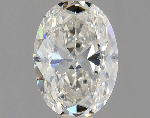 0.72 carat H-SI2 Natūralus Oval Deimantas (1)