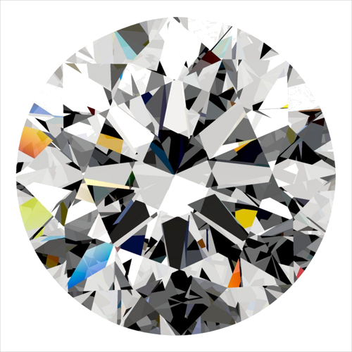 0.3 carat G-SI2 Very Good cut Natūralus Round Deimantas (1)