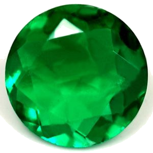 0.64 carat GREEN Round Smaragdas (1)