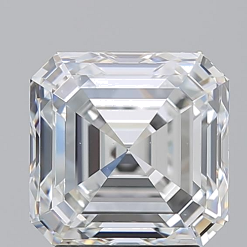 3.21 carat G-VS2 Natūralus Asscher Deimantas (1)