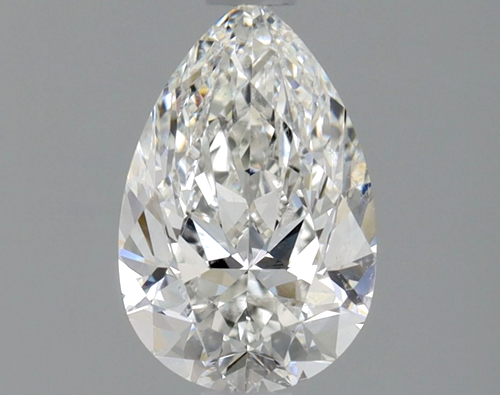 0.9 carat G-SI2 Natūralus Pear Deimantas (1)
