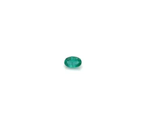 0.47 carat GREEN Oval Smaragdas (1)