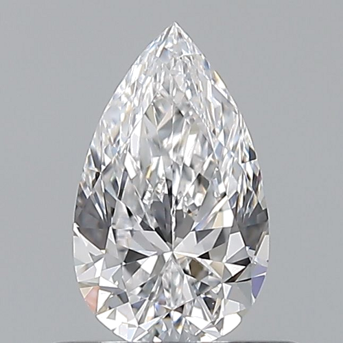 0.5 carat D-VS1 Natūralus Pear Deimantas (1)