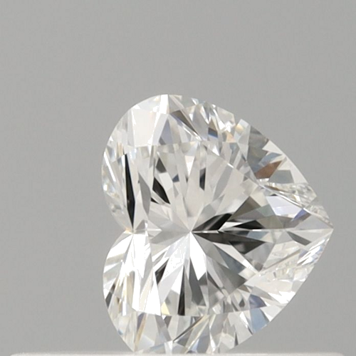0.31 carat F-VVS1 Natūralus Heart Deimantas (1)